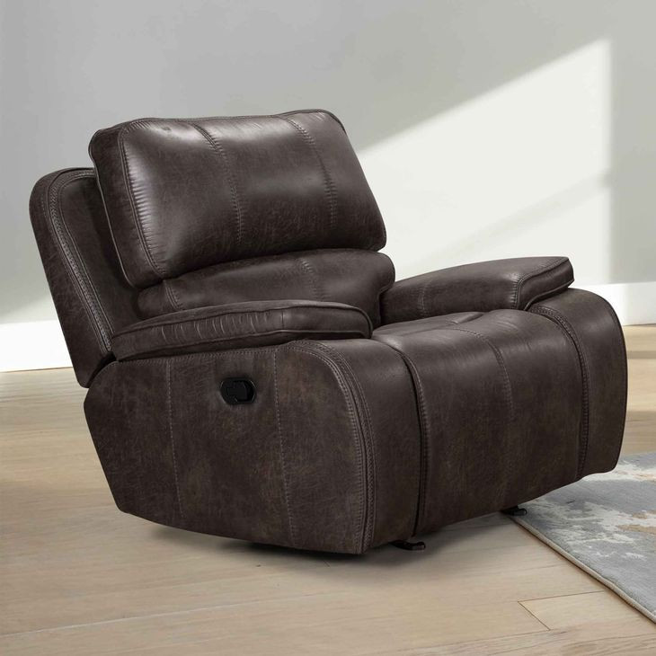 Brookings Charcoal Glider Recliner