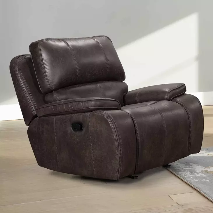 Brookings Charcoal Glider Recliner