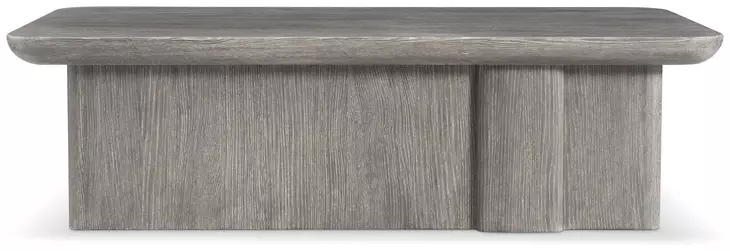 Monolith Brown Rectangular Cocktail Table with Casters