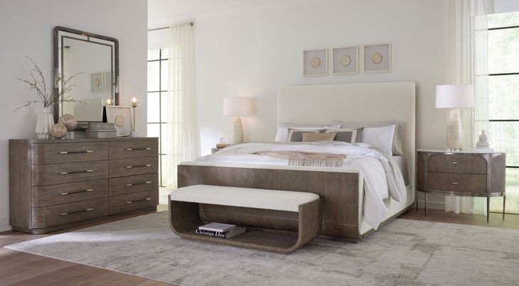 Modern Mood Mink Upholstered Panel Bedroom Set