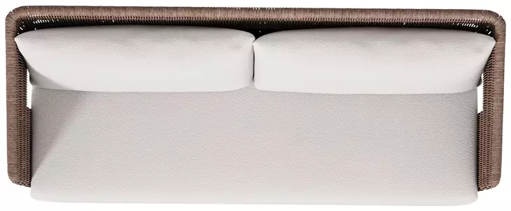 Maldives White Performance Fabric Outdoor 72" Sofa