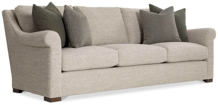 Keirnan Beige 96" Sofa with Pillow