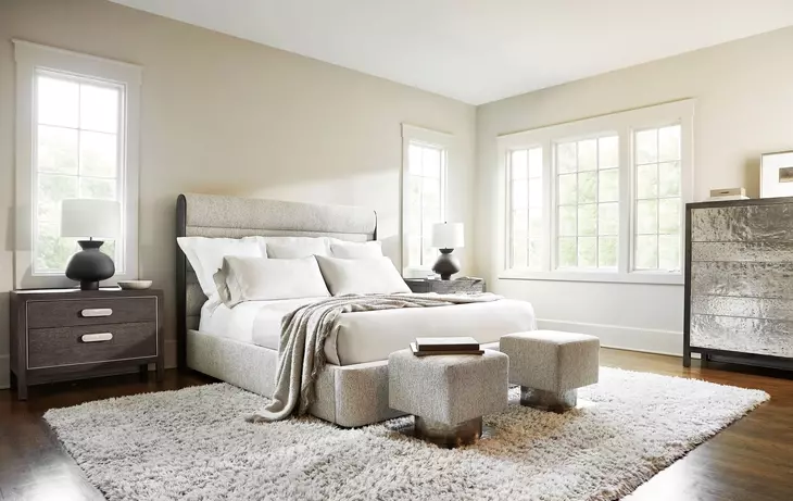 Prado Porcini King Panel Bed