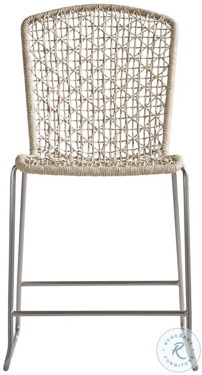 Carmel Brown Outdoor Counter Height Stool