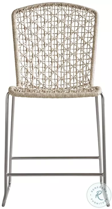 Carmel Brown Outdoor Counter Height Stool