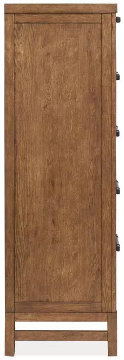 Everpine Honey Wheat Storage Panel Bedroom Set