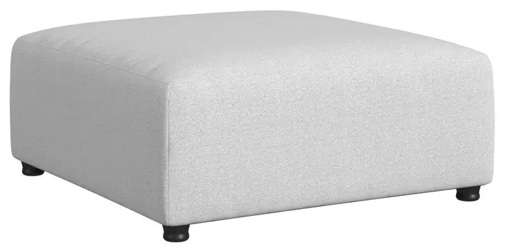 Frida Beige Upholstered Outdoor Square Modular Ottoman