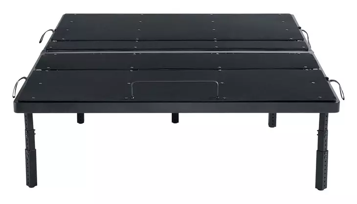 Petros Black Queen Upholstered Pro Adjustable Base with Head and Foot Incline