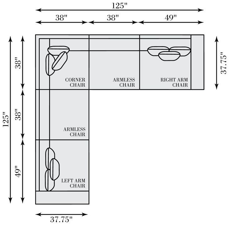 Vista Beige 5 Piece Sectional