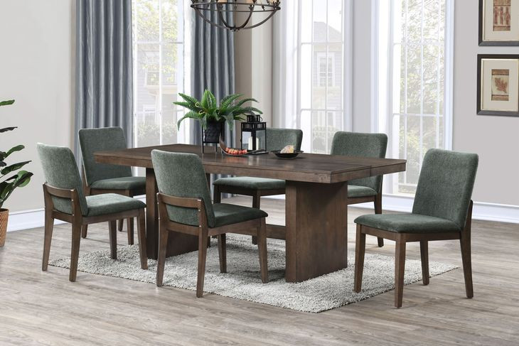 Kody Stone Gray Upholstered Dining Chair Set of 2