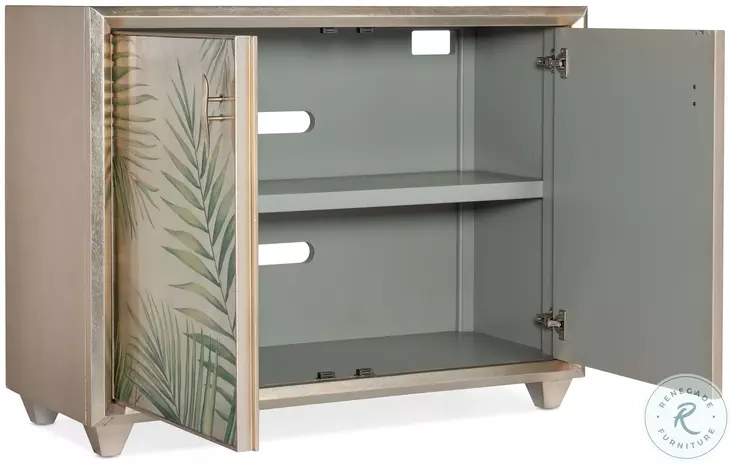 Palm Haven Gold Leaf Two Door Chest