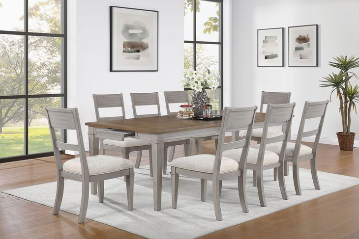 Mariana Gray Upholstered Side Chair Set of 2