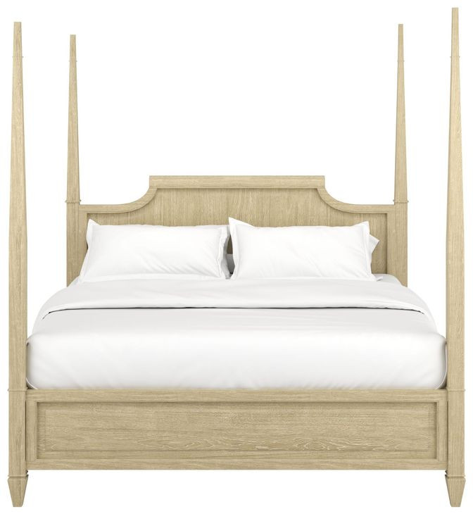 Eave Sundrenched Oak King Panel Bed