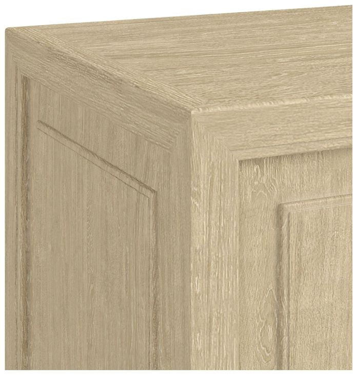 Eave Sundrenched Oak 2 Drawer Nightstand with USB Charging