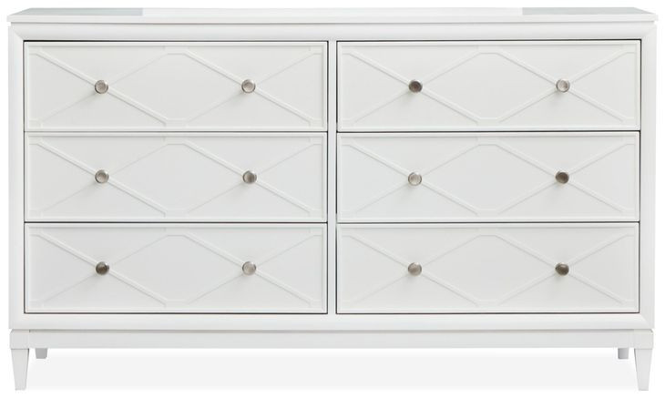 Springhouse Whisper White 6 Drawer Dresser