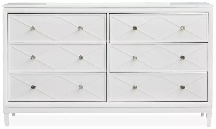 Springhouse Whisper White 6 Drawer Dresser