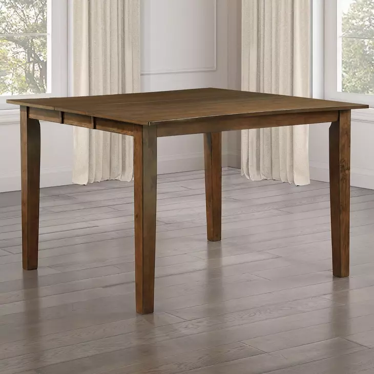 Joplin Brown 62" Extendable Rectangular Counter Height Dining Table