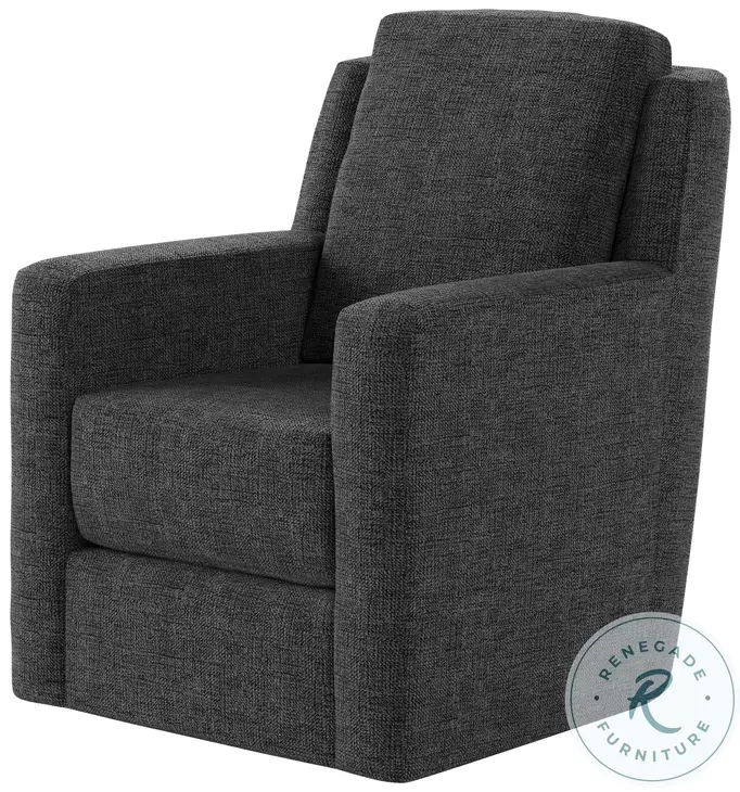 Diva Brady Charcoal Swivel Glider