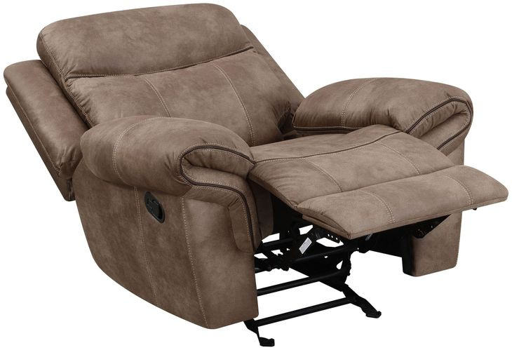 Nashville Brown 88" Manual Reclining Living Room Set