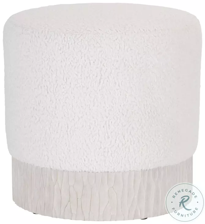 Solaria Cream Ottoman