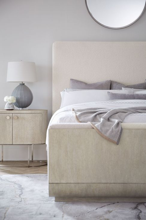 Modern Mood Diamond Queen Upholstered Panel Bed