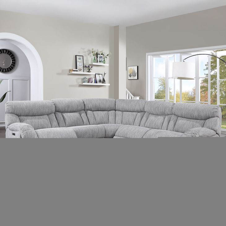 Park City Gray Power Reclining Sectional