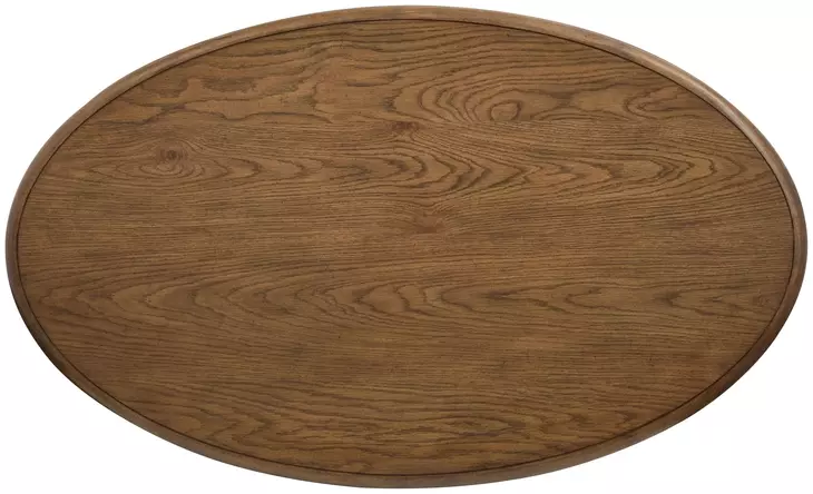 Tanner Tawny Brown Oval Cocktail Table