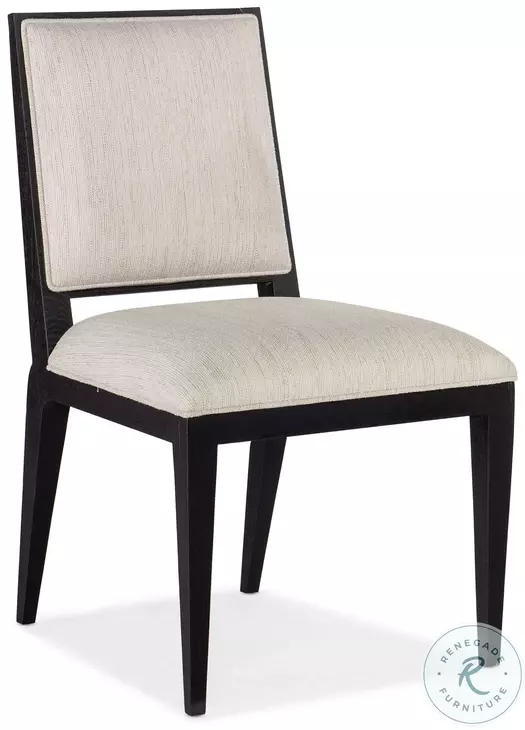 Blue Ridge Charred Black Linn Cove Upholstered Side Chair Set Of 2