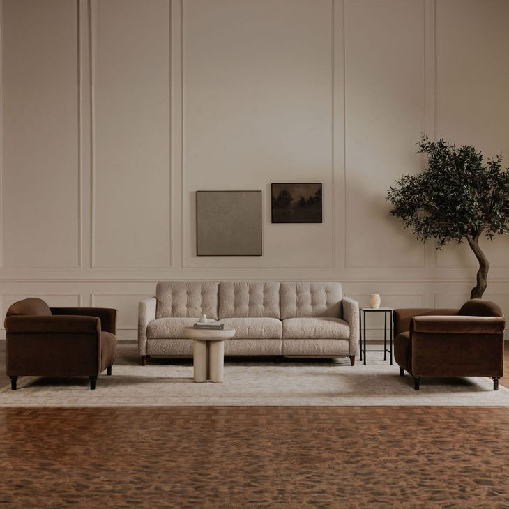 Rocca Cream Round Accent Table