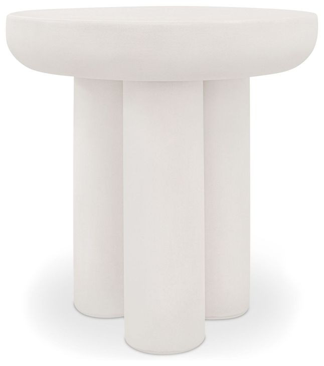 Rocca Cream Round Accent Table