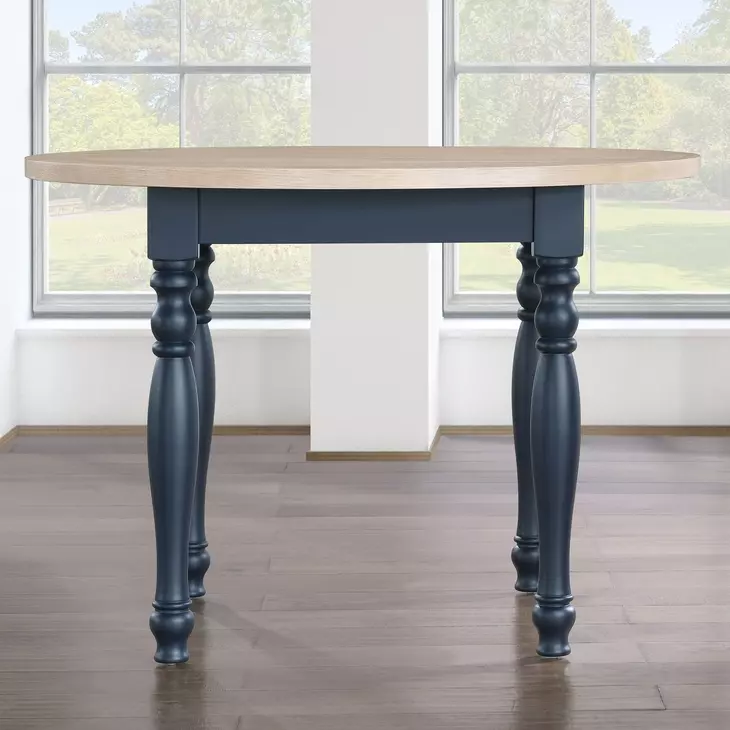 Darcy Blue 42" Round Dining Table