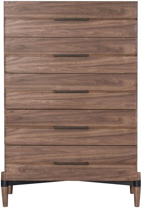 Tranquility Walnut 5 Drawer Chest