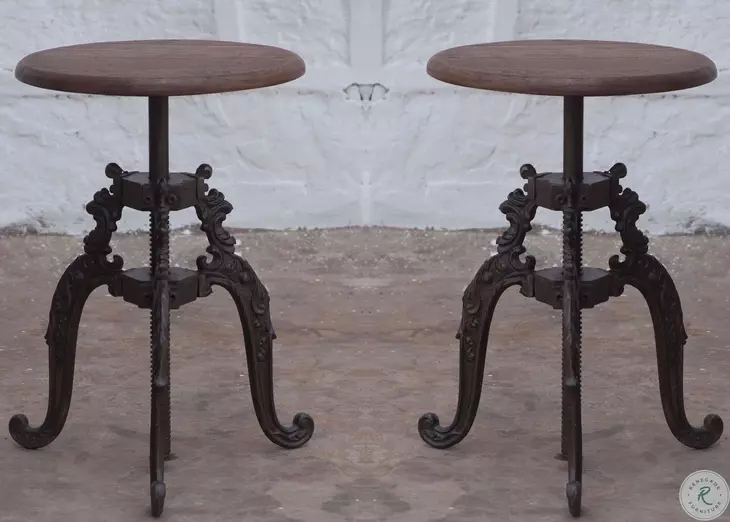 Regina Reclaimed Teak Adjustable Stool