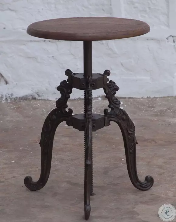 Regina Reclaimed Teak Adjustable Stool