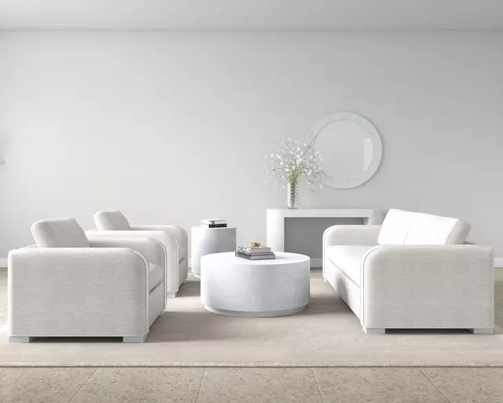 Rothko Uph Porcelain Upholstered Lounge Chair