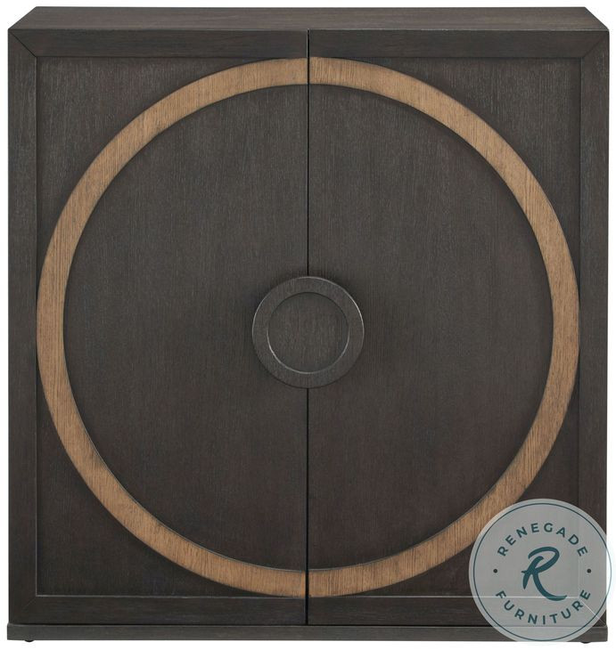 P301795 Black 2 Door Accent Chest