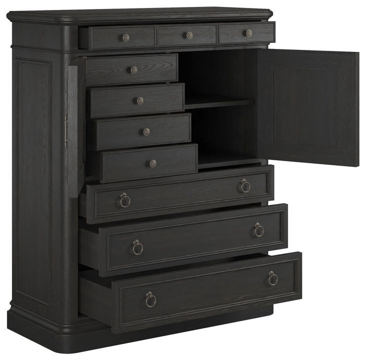 Atrium Black Panel Bedroom Set