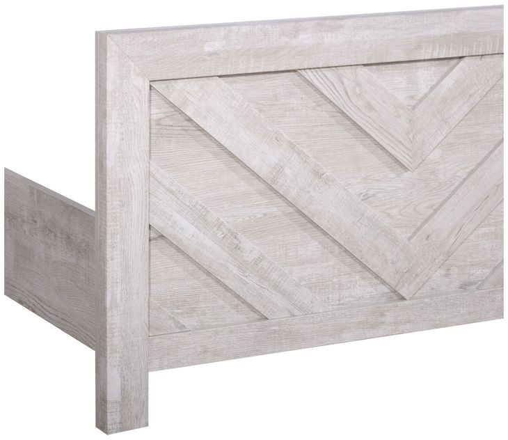 Biscayne Gray Twin Panel Bed