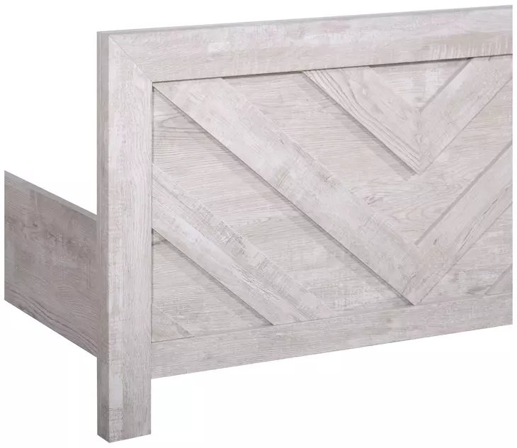 Biscayne Gray Twin Panel Bed