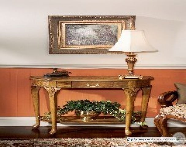 Vintage Oak 0653001 Console Table From Butler 653001 Coleman