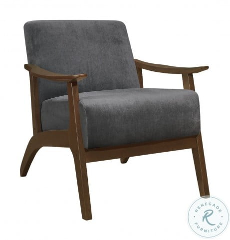 Carlson Dark Gray Accent Chair From Homelegance Coleman Furniture