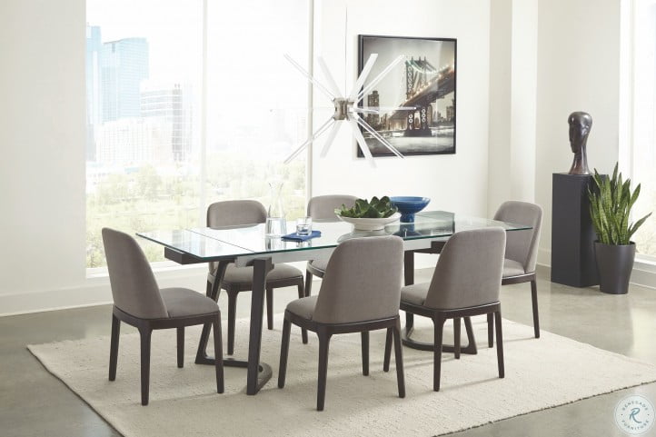 Annapolis Espresso Extendable Dining Room Set From Coaster Coleman Furniture