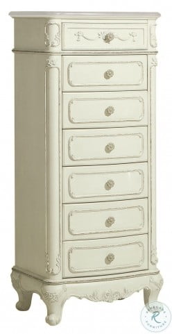 Cinderella Creamy White Lingerie Chest from Homelegance (1386-12) | Coleman Furniture