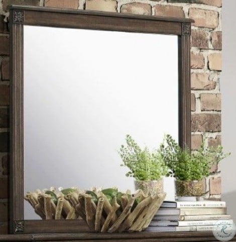 Beaver Creek Rustic Brown Mirror From Homelegance Coleman Furniture