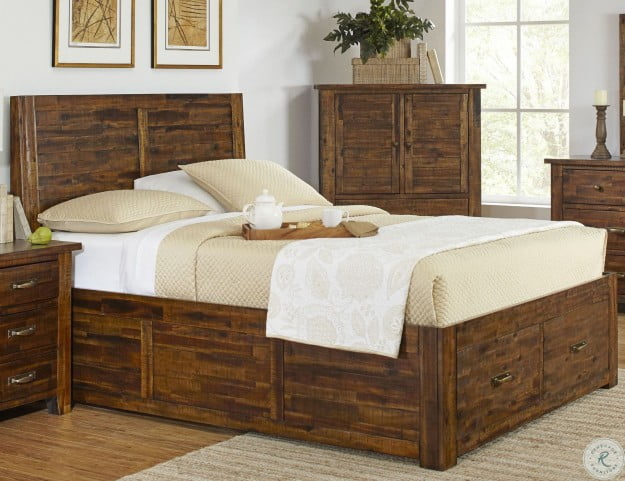 Sonoma Creek Queen Platform Storage Bed From Jofran Coleman Furniture