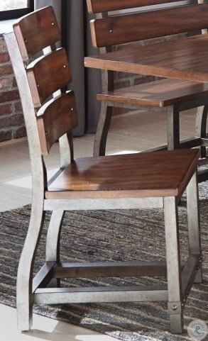 Holverson Brown Milk Crate Side Chair Set Of 2 From Homelegance Coleman Furniture