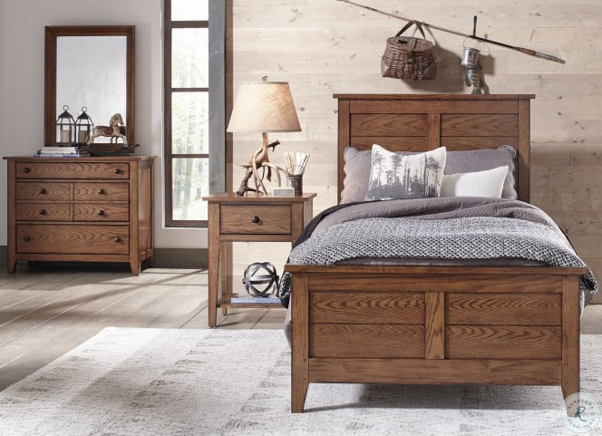 oak cabin bed with desk