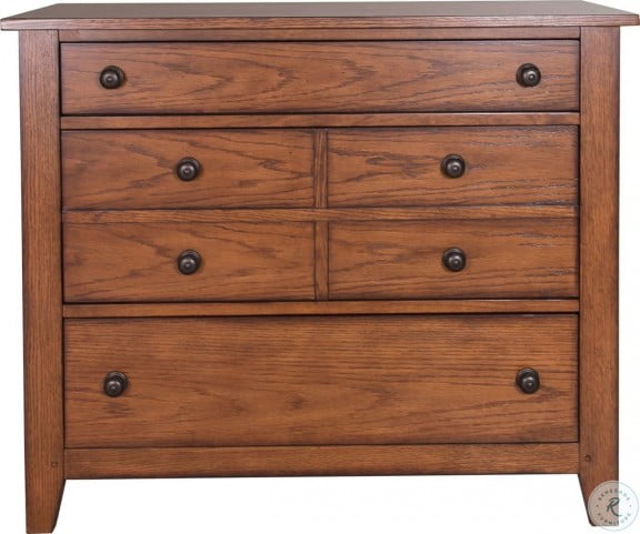 Grandpas Cabin Aged Oak 3 Drawer Dresser 175 Br30 Liberty