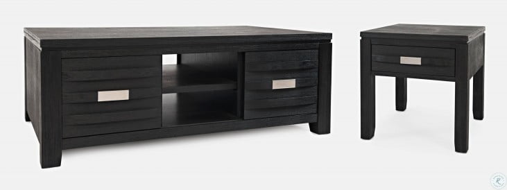 Altamonte Dark Charcoal Grey Storage Cocktail Table From Jofran Coleman Furniture