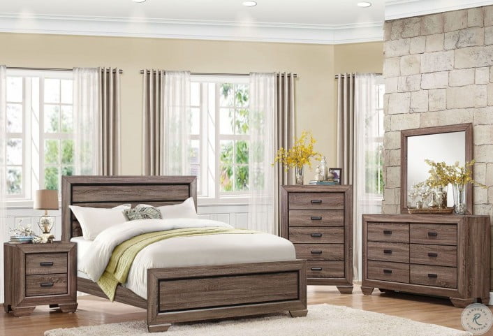 Beechnut Brown Panel Bedroom Set From Homelegance Coleman Furniture